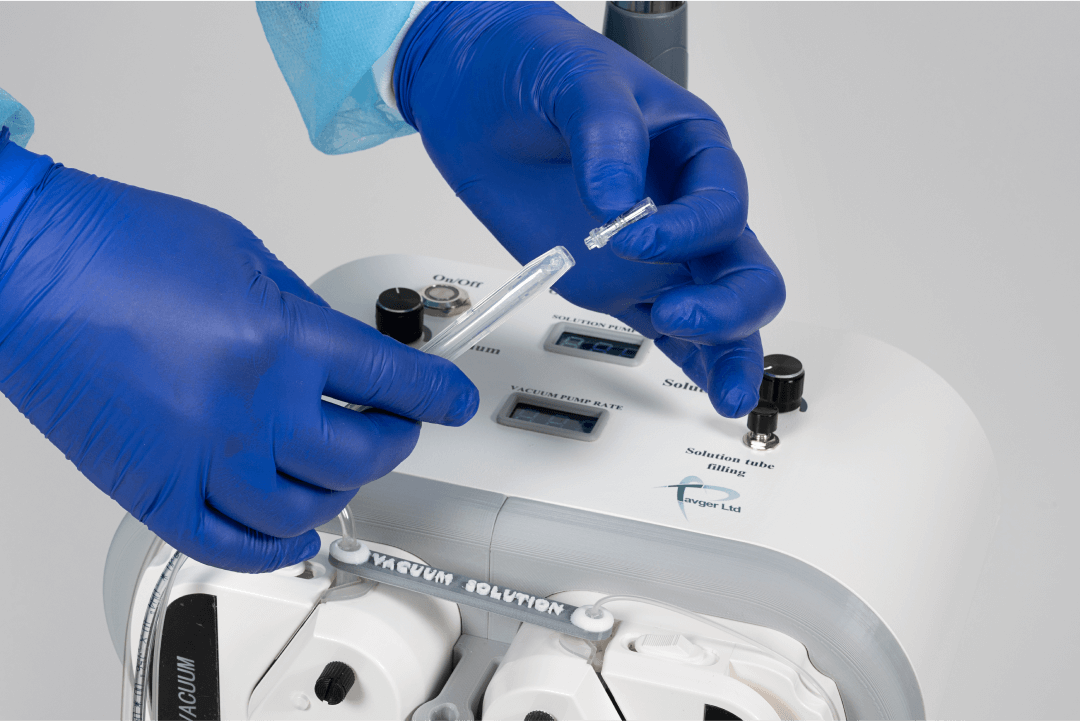 Überblick über das Gerät Affinity GJS (Gentle Jet System)